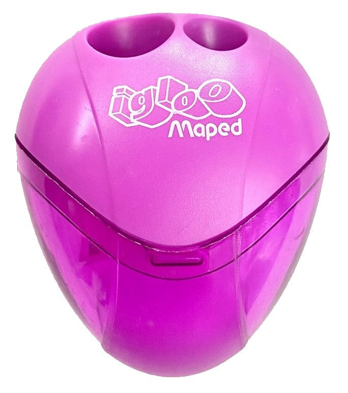 Sacapuntas de Plástico Igloo Doble Colores c/Deposito Maped® 33080 [Pieza] 3154140330804 2