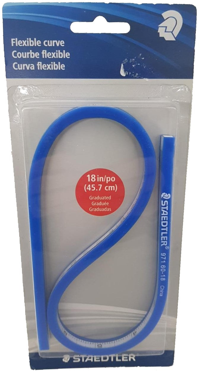 Regla c/Curvígrafo 18" Blíster Staedtler® 97160-18BK03 [Pieza] 31901907273