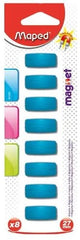 Imanes Fichas Margnéticas Rectangulares c/8 Colores 27mm Maped® 051200 [Pieza] 3154140512002