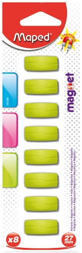 Imanes Fichas Margnéticas Rectangulares c/8 Colores 27mm Maped® 051200 [Pieza] 3154140512002 3