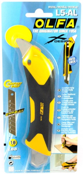 Cuchilla Retráctil Alma Metal-Plásticoconfor Grande18mm Olfa® L5-AL [Pieza] 91511200461 2