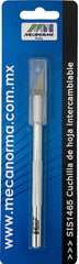 Cuchilla Escalpelo Mango Aluminio Blíster Mecanorma® 74-SIS1465 [Pieza] 783648970187