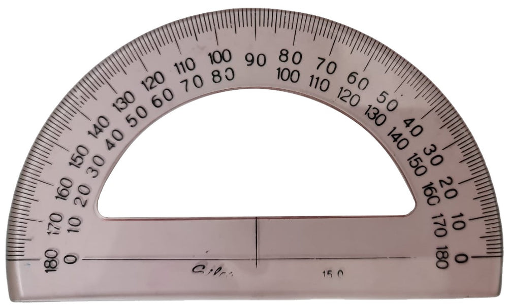 Transportador Plástico 180° 15cm Silco® 28006 [Pieza]