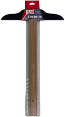 Regla "T" Profesional #1302 Fija Madera-Acrilic 50cm sin Graduar sin bisel Maped® 1302F-50 [Pieza] 734365020501