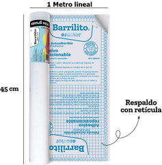 Papel Adhesivo Contac Contac Transparente ,45×1m Barrilito® [Metro] 7501080350052