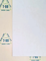 Cartón Show-Card T-99 #121 Satinada 1.4mm Blanco Antiguo 71×112cm Show-Card® [Hoja]