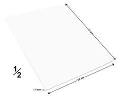 Cartón Batería Medio Delgada 1.5mm Natural 56×72cm Jiss® [Hoja]