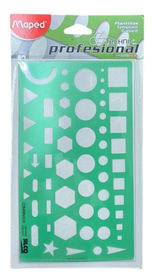 Plantilla 1321 #37 Combinada Prof. Maped® 1321I037 [Pieza] 734365370378 3