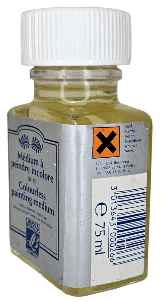 Aditivo p/Oleos Medio p/Pintar Incol 75ml Lefranc Bourgeois Paris 300026 [Pieza] 3013643000266 3