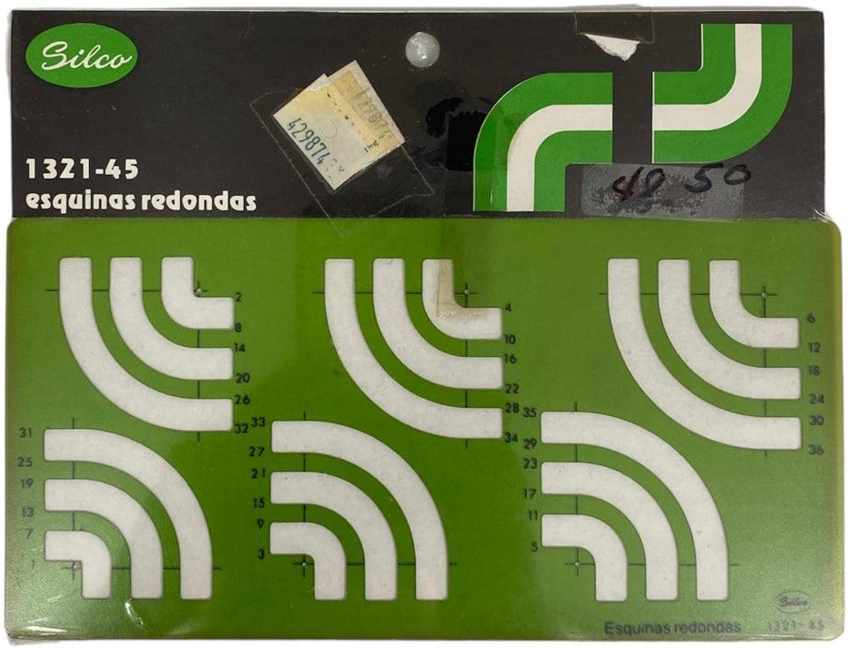 Plantilla 1321 #45 Esquinas Redondas Silco® 1321I045 [Pieza] 734365370453