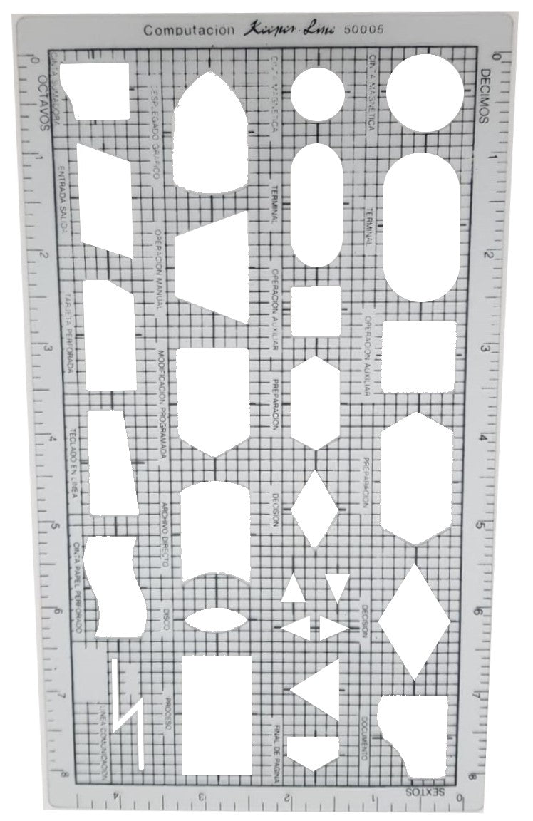 Plantilla K.L. #05 Computación Silco® 50005 [Pieza] 734365500058 Imagen principal del producto