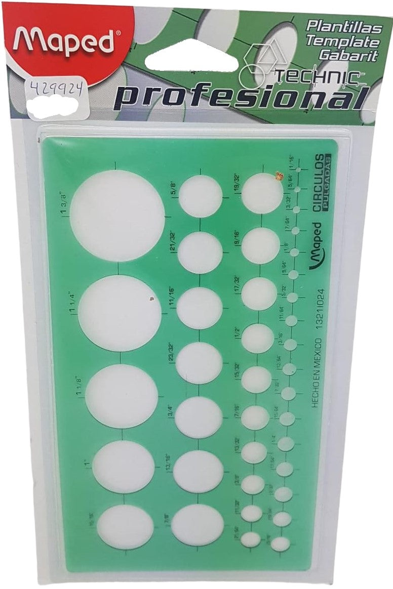 Plantilla 1321 #24 Círculos Silco® 1321I024 [Pieza] 734365370248