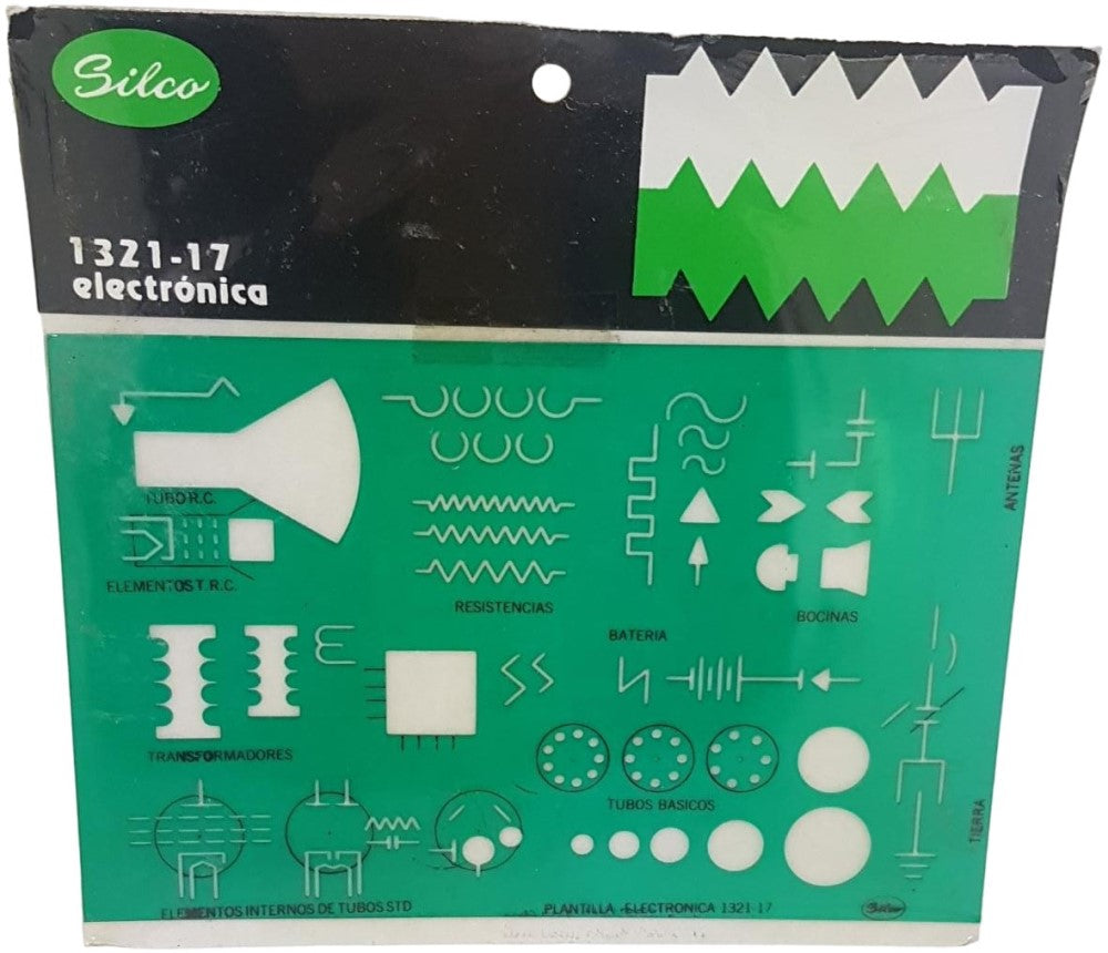 Plantilla 1321 #17 Electrónica Silco® 1321I017 [Pieza] 734365370170 Imagen principal del producto