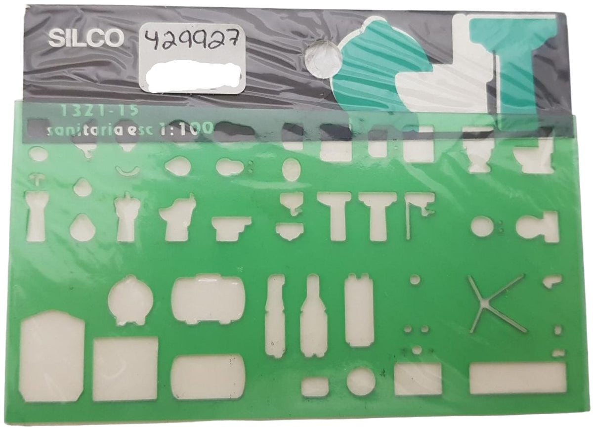Plantilla 1321 #15 Sanitaria Esc.1:10 Silco® 1321I015 [Pieza] 734365370156 Imagen principal del producto