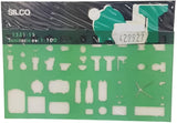 Plantilla 1321 #15 Sanitaria Esc.1:10 Silco® 1321I015 Pieza 734365370156 2