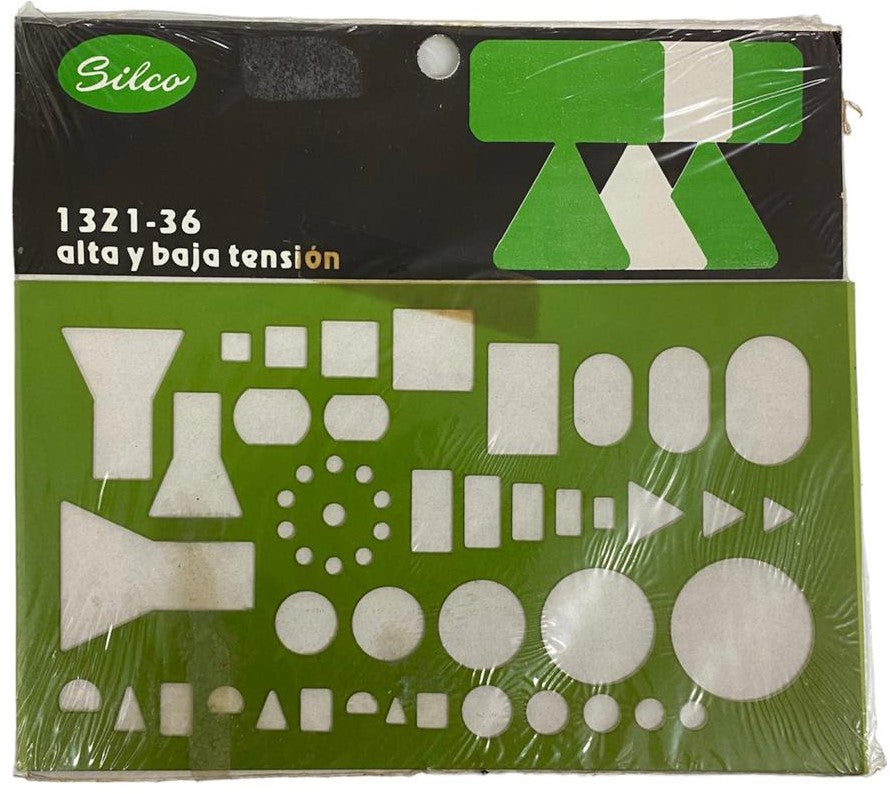 Plantilla 1321 #36 Alta y Baja Tensión Silco® 1321I036 [Pieza] 734365370361