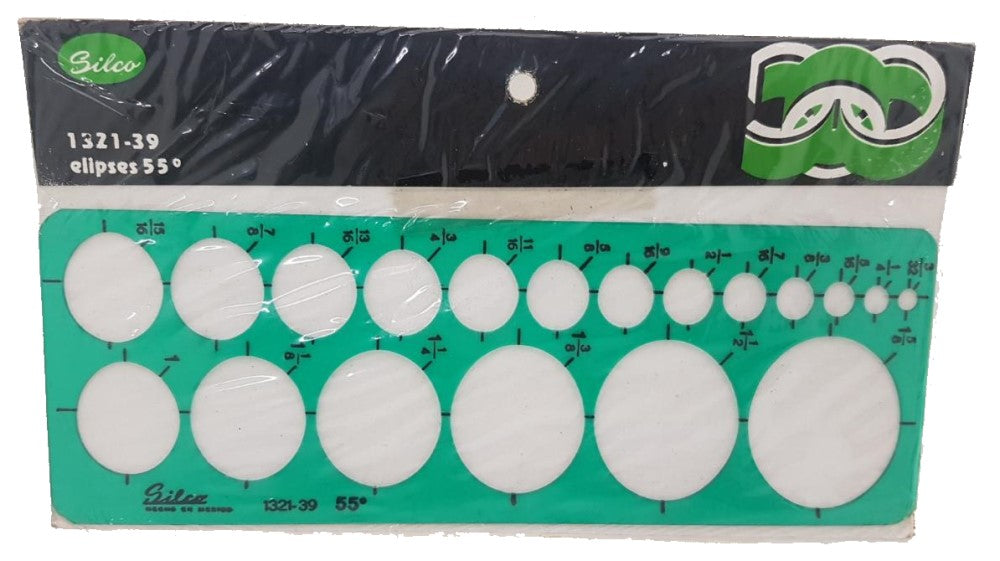 Plantilla 1321 #39 Elipses 55° Silco® 1321I039 [Pieza] 734365370392