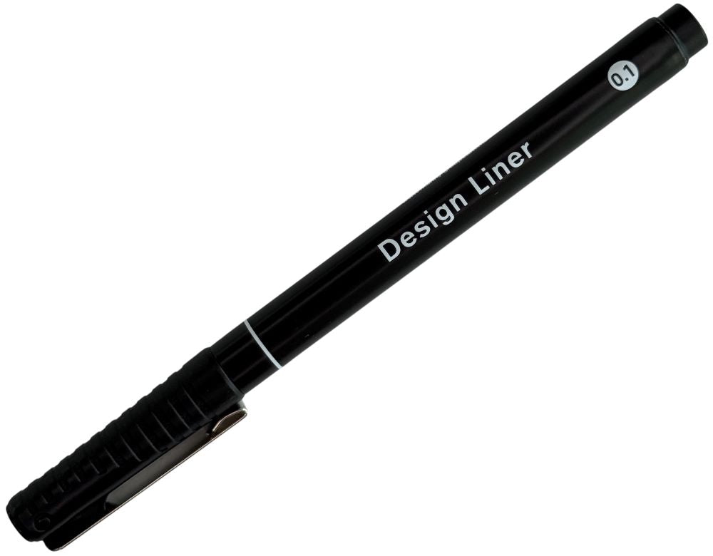 Estilógrafo Desechable Design Liner 0.1mm Negro MANNY® 0425-0.1 Pieza 03
