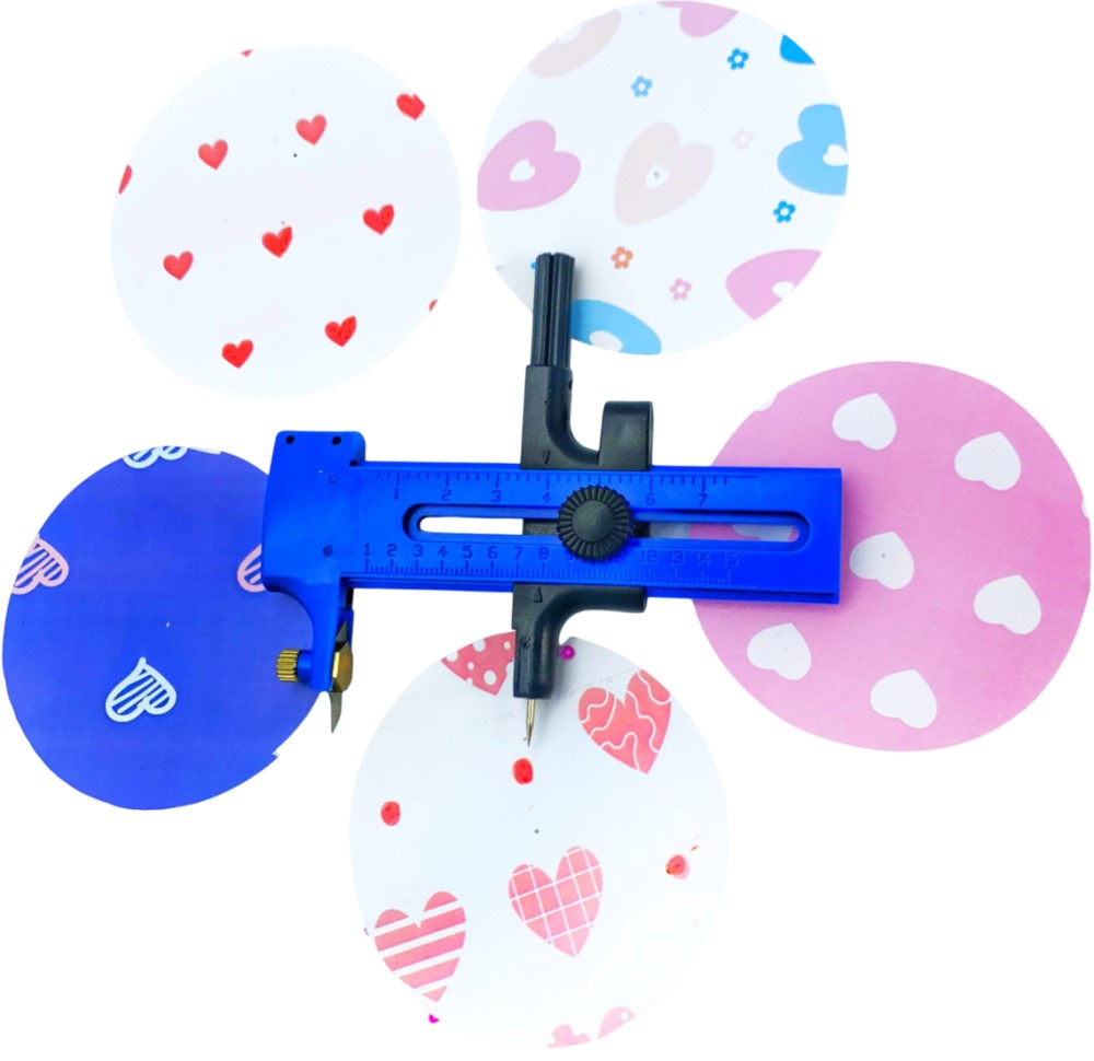 Cuchilla p/Círculos c/2 Navajas de Repuesto de 1 a 15 cm MANNY® SX-795 Pieza 7502285232204 05