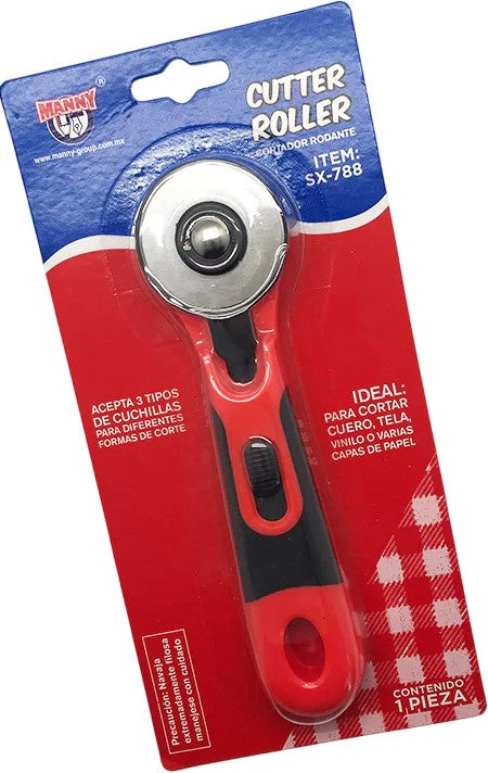 Cuchilla Rotatoria c/Mango Recto Ø 45mm Diametro MANNY® SX-788 Pieza 7502285231023 01