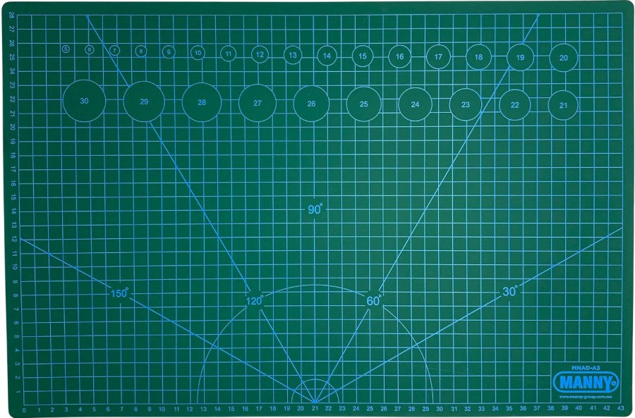 Base p/Corte Verde 45×30×.4cm MANNY® MNAD-A3 Pieza 6926057901791 01