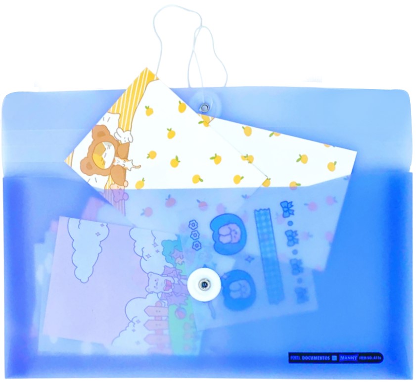 Sobre p/DocumentoPlástico Media Carta Colores 21×14cm MANNY® A116 [Pieza] 6926650231240 7