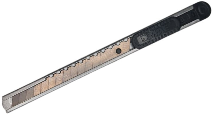 Cuchilla Retráctil Alma Metal Chico 9mm MAE® CMC-24 [Pieza] 7502237301866 2