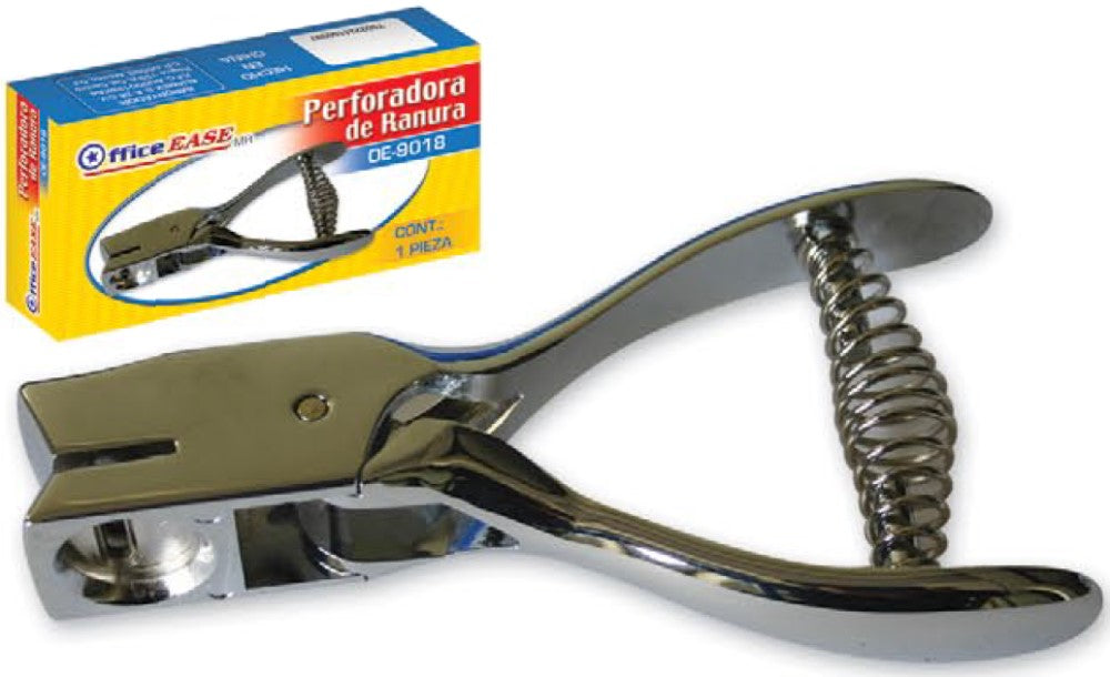 Perforadora p/Gafetes Ranura Ovalada 3½×15mm Dignox® P0047 OE-9018 [Pieza] 7502224109413