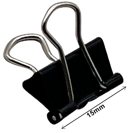 Broche Sujeta Papel Chico c/12 Negro 15mm ½" Nextep® NE-153C [Caja] 7501811275630