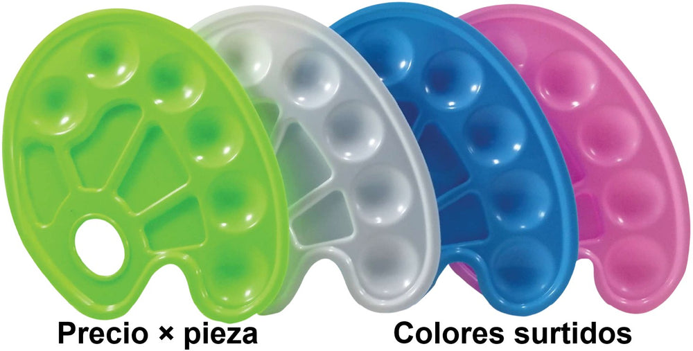 Godete de Plástico Paleta colores variosTS-6 10 Cavidades 22.5×17cm D'novac® AC002Z [Pieza] 7506287317624 3