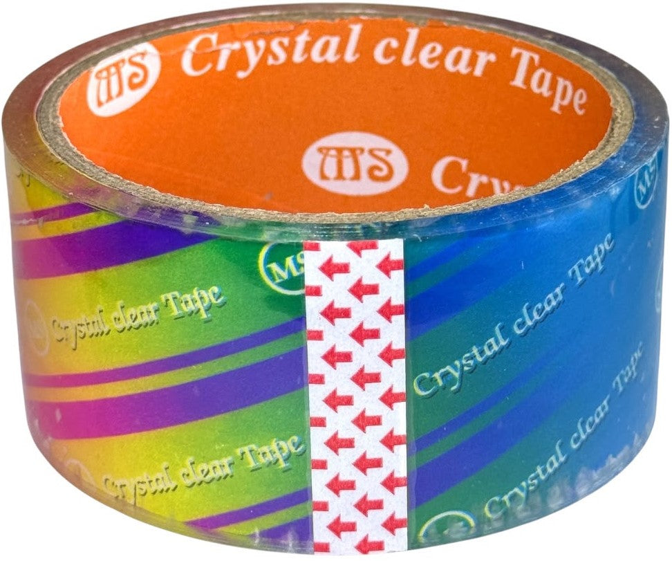 Cinta Adhesiva Empaque MS Crystal Clear Transparente 45mm×30m D'novac® CAT003 [Pieza] 6912350012029