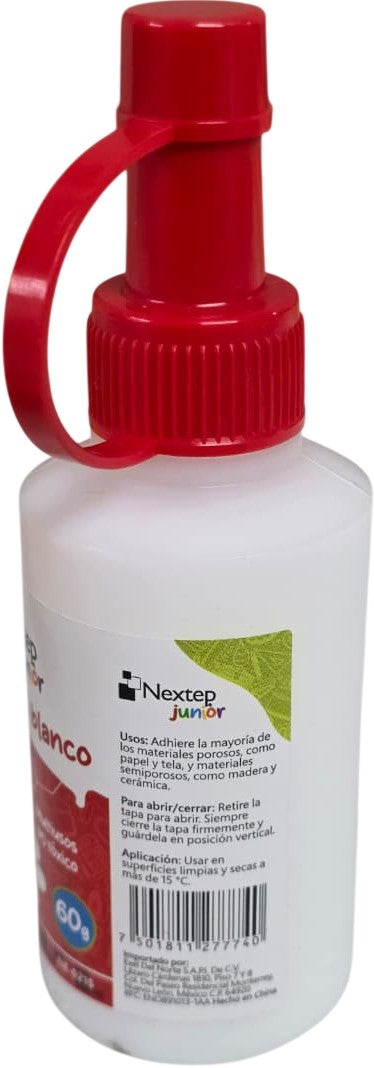 Adhesivo Junior Multiusos Blanco 60g Nextep® NE-21S [Pieza] 7501811277740 2