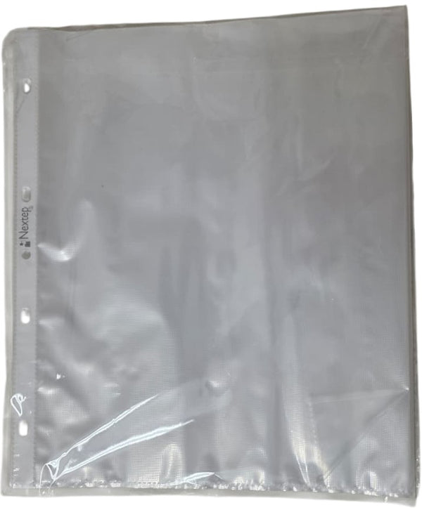 Mica Protectora p/carpeta 3 perforaciones c/100 Transparente Carta Nextep® NE-020 [Caja] 7501811275098 7