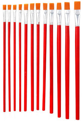 Pinceles Juego Planos Multi-Técnica 818-12 c/12 Colores Plástico D'novac PC003Z [Conjunto] 7506287316023