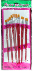 Pinceles Juego Planos Multi-Técnica 818-12 c/12 Colores Plástico D'novac® PC003Z [Conjunto] 7506287316023 2