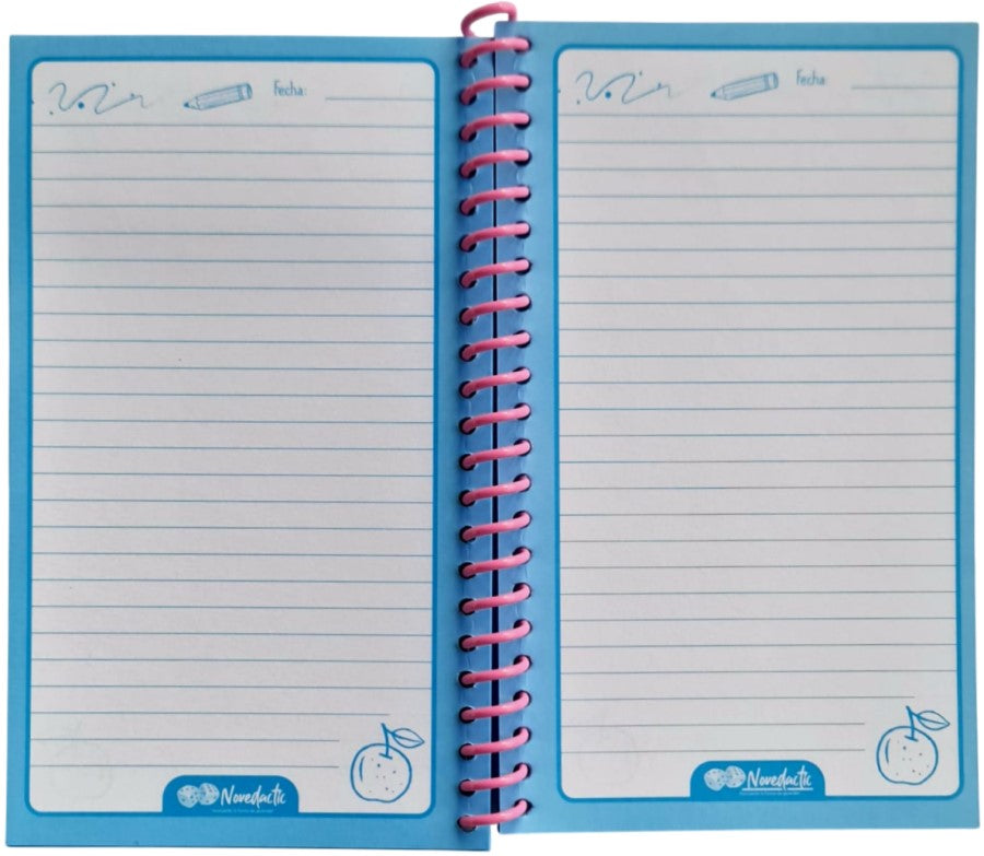 Cuaderno Mini Book Espiral 10×17cm Apuntes Raya 60 Hojas Novedactic® LB012X [Pieza] 7506287320198 6