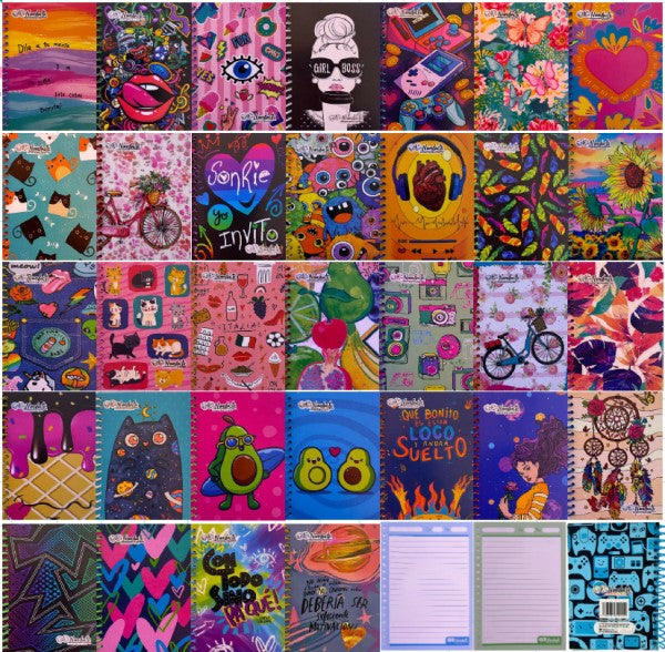 Cuaderno Mini Espiral 10×14cm Pocket Raya 60 Hojas Novedactic® LB013X [Pieza] 7506287320204 2