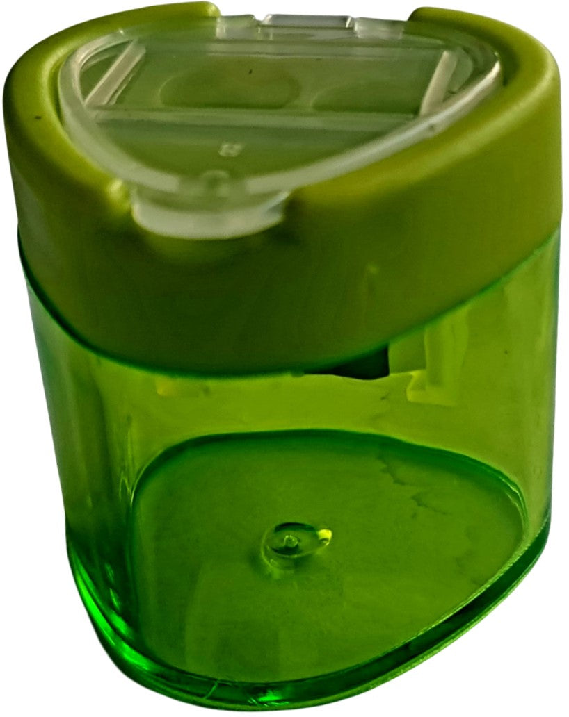 Sacapuntas de Plástico Triangular c/Tapa Doble Colores c/Deposito D'novac SC016Z [Pieza] 6930941481320 8