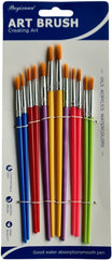 Pinceles Juego Redondos Multi-Técnica 251-12 c/12 Colores Plástico D'novac PC002Z [Conjunto] 6936526522129
