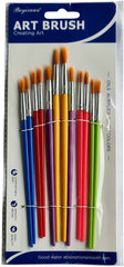 Pinceles Juego Redondos Multi-Técnica 251-12 c/12 Colores Plástico D'novac® PC002Z [Conjunto] 6906252395496 3
