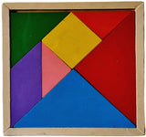 Material Didáctico Juego Tangram Madera 16×16cm Novedactic® QY-243 Pieza 6971109032435 01