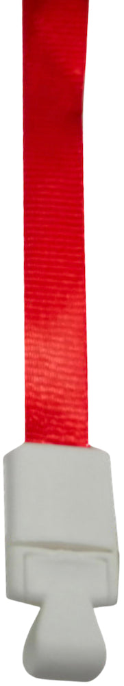 Gafete Rígido c/Cordón 43cm Rojo 8×10cm D'novac GA004X-RJ-308 Pieza 02