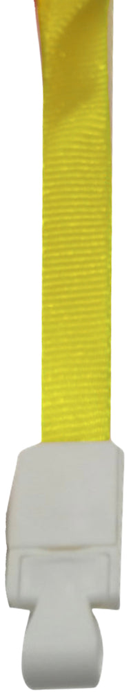 Gafete Rígido c/Cordón 43cm Amarillo 8×10cm D'novac® GA004X-AM-308 Pieza 02