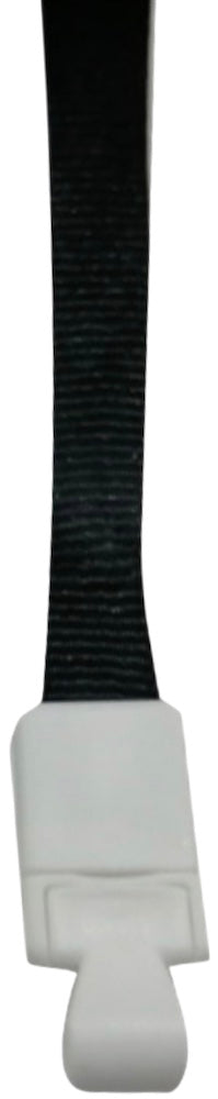 Gafete Rígido c/Cordón 43cm Negro 8×10cm D'novac GA004X-NG-308 Pieza 02