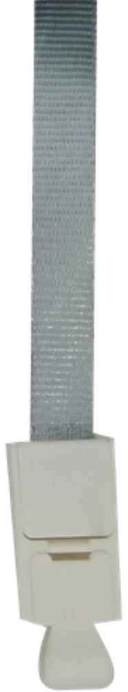 Gafete Rígido c/Cordón 43cm Gris 8×10cm D'novac® GA003X-GR-8802 Pieza 02