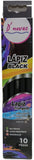 Lápiz Grafito Triangular Black #2 Negro D'novac LAB03Z Pieza 7506287318737 2