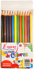 Color de MaderaTriangular Estuche PVC Colores Est.c/12 D'novac LAP06Z [Estuche] 7506287318706 2