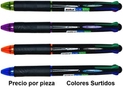 Bolígrafo Retráctil QU4TRO grip 4 Colores BAILE® BL-190 [Pieza] 6941287401903 2