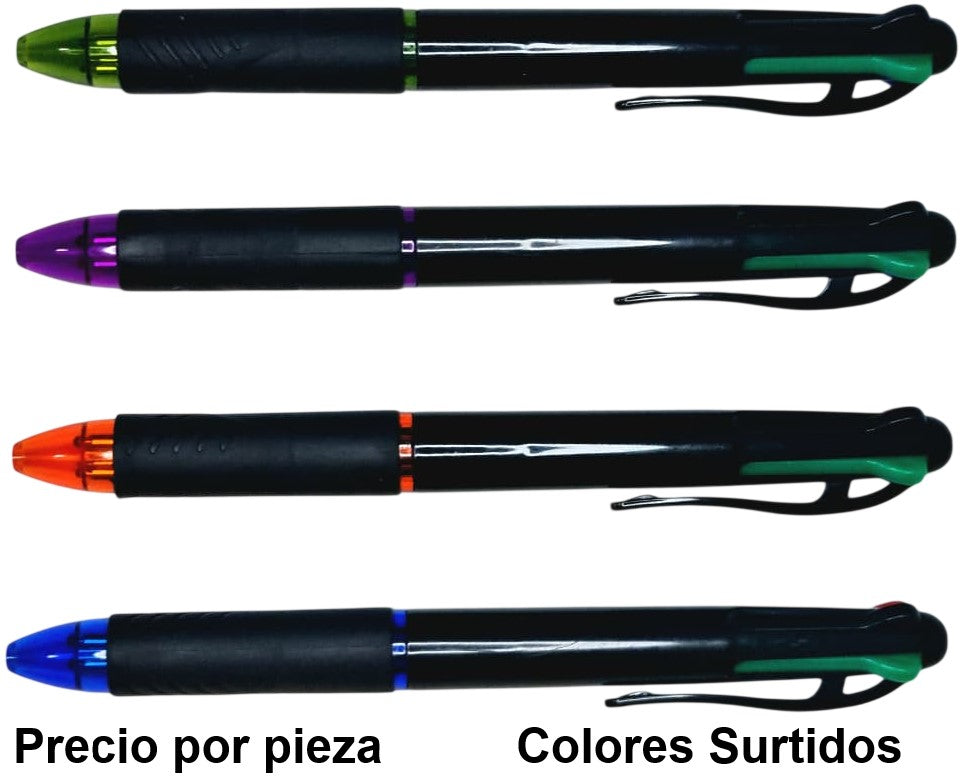 Bolígrafo Retráctil QU4TRO grip 4 Colores BAILE® BL-190 [Pieza] 6941287401903 3