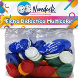 Fichas de Plástico c/95 Colores Ø 25mm Novedactic® FD001N-S Bolsa 7506287319512 01